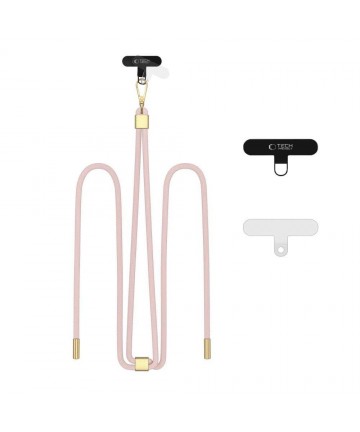 Tech-Protect C2S Rope Crossbody Strap Leash - Pink