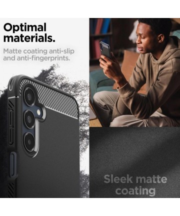 Spigen Rugged Armor Case for Samsung Galaxy A16 4G / 5G - Black