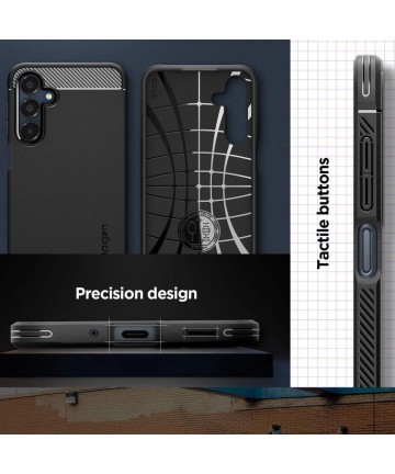 Spigen Rugged Armor Case for Samsung Galaxy A16 4G / 5G - Black