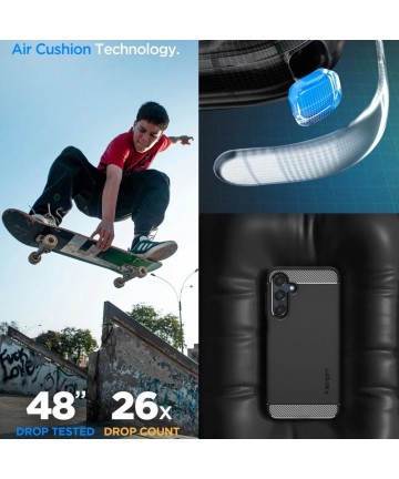 Spigen Rugged Armor Case for Samsung Galaxy A16 4G / 5G - Black