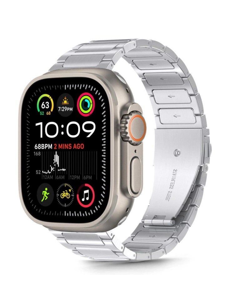 Tech-Protect Stainless Bracelet for Apple Watch 44 / 45 / 46 / 49 mm - Silver