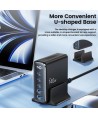 Tech-Protect DC140W-GAN 5-PORT PD140W/QC3.0 Charging Station - Black