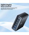 Tech-Protect DC140W-GAN 5-PORT PD140W/QC3.0 Charging Station - Black