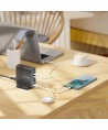 Tech-Protect DC140W-GAN 5-PORT PD140W/QC3.0 Charging Station - Black
