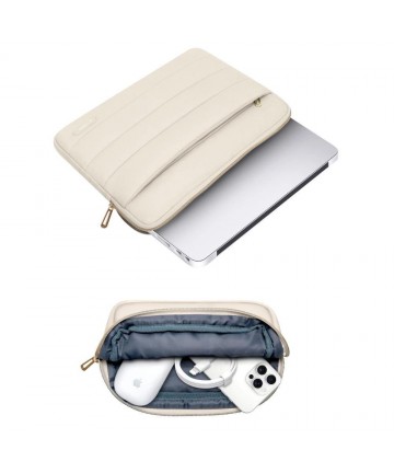 Tech-Protect Puffy 13-14 Laptop Bag - Beige