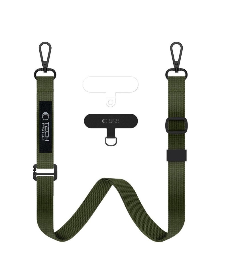 Tech-Protect C65 Rope Crossbody Leash - Olive