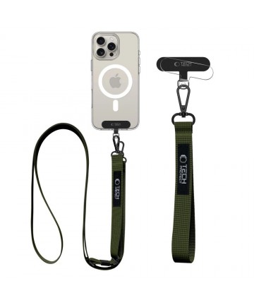 Tech-Protect C65 Rope Crossbody Leash - Olive