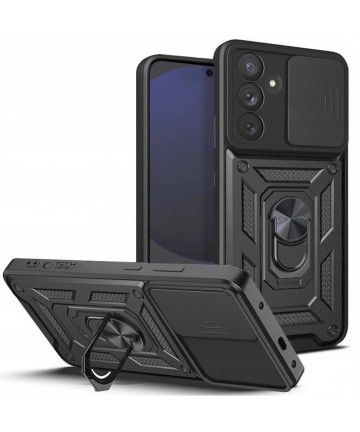 Tech-Protect CamShield Pro Case for Samsung Galaxy S24 FE - Black