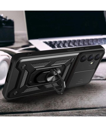 Tech-Protect CamShield Pro Case for Samsung Galaxy S24 FE - Black