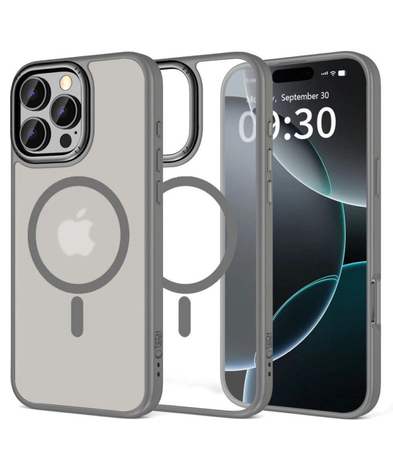 Tech-Protect MagEdge MagSafe case for iPhone 16 Pro Max - titanium