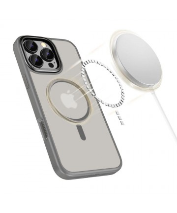 Tech-Protect MagEdge MagSafe case for iPhone 16 Pro Max - titanium