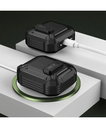 Tech-Protect Carbonox Case for AirPods 4 - Black