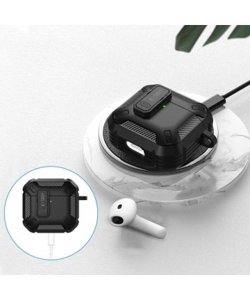 Tech-Protect Carbonox Case for AirPods 4 - Black