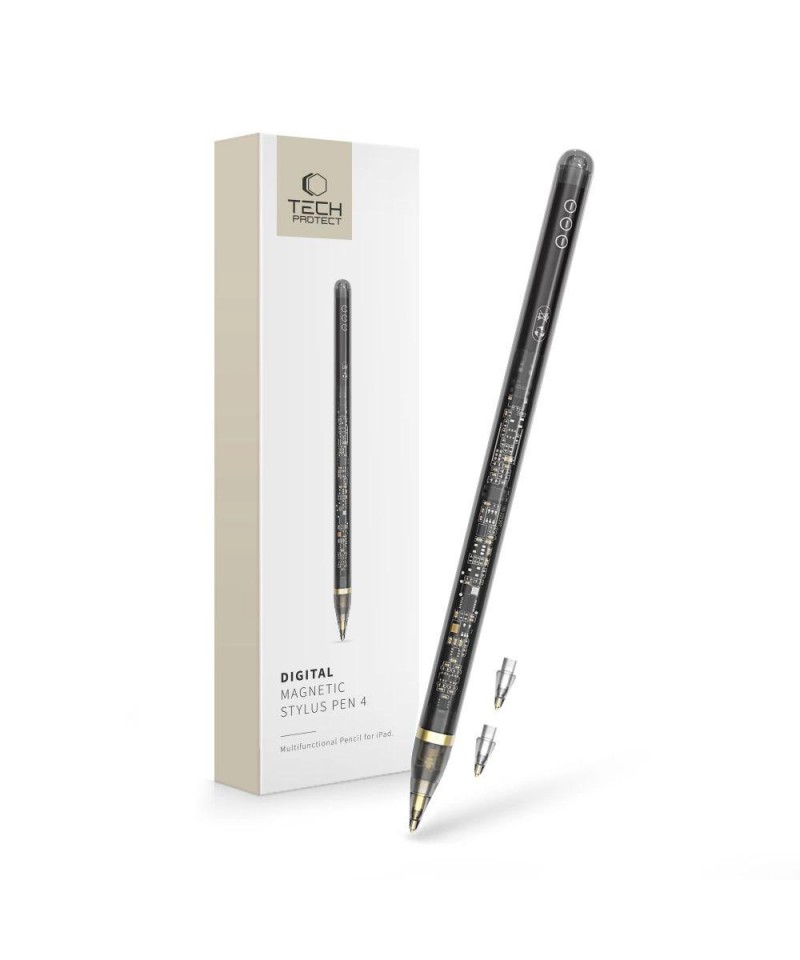 Tech-Protect Digital Magnetic Stylus for iPad - Black