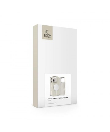 Tech-Protect Silicone PU MagSafe iPhone 16 Pro Case - Beige