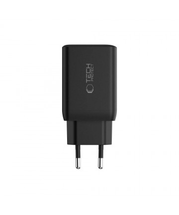 Tech-Protect NC45W-GAN 2-PORT PD45W wall charger - black