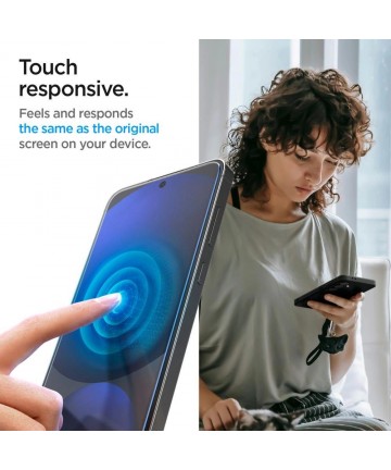 Spigen Glas.tR EZ Fit Tempered Glass for Samsung Galaxy S24 FE (2 pcs.)