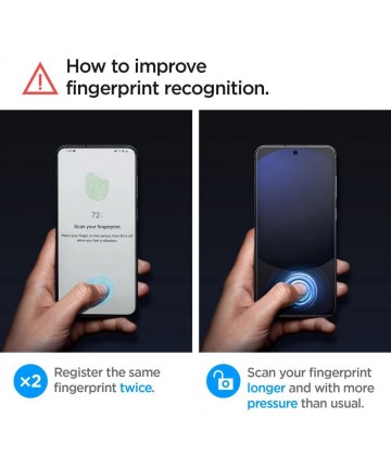 Spigen Glas.tR EZ Fit Tempered Glass for Samsung Galaxy S24 FE (2 pcs.)