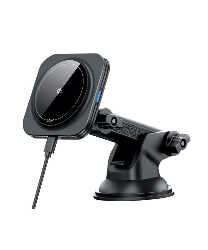 ESR Halolock Magnetic MagSafe QI2 15W Car Holder - Black