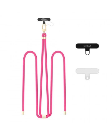 Tech-Protect C7S Rope Crossbody Strap Leash - Pink