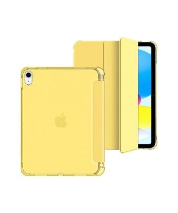 Tech-Protect SC Pen Hybrid Case for iPad 10 / 2022 - Yellow - Transparent