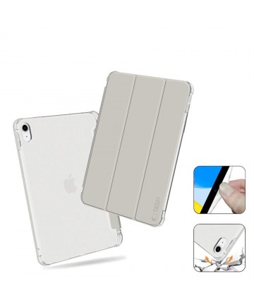 Tech-Protect SC Pen Hybrid Case for iPad 10 / 2022 - Gray - Transparent