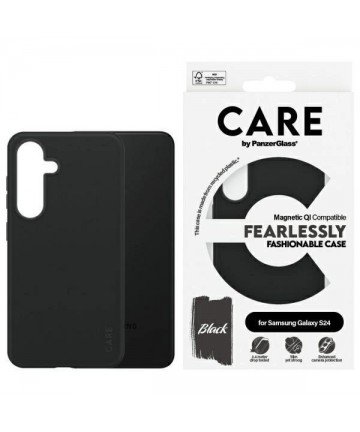 CARE by PanzerGlass Fashion QI Case Samsung Galaxy S24 - black