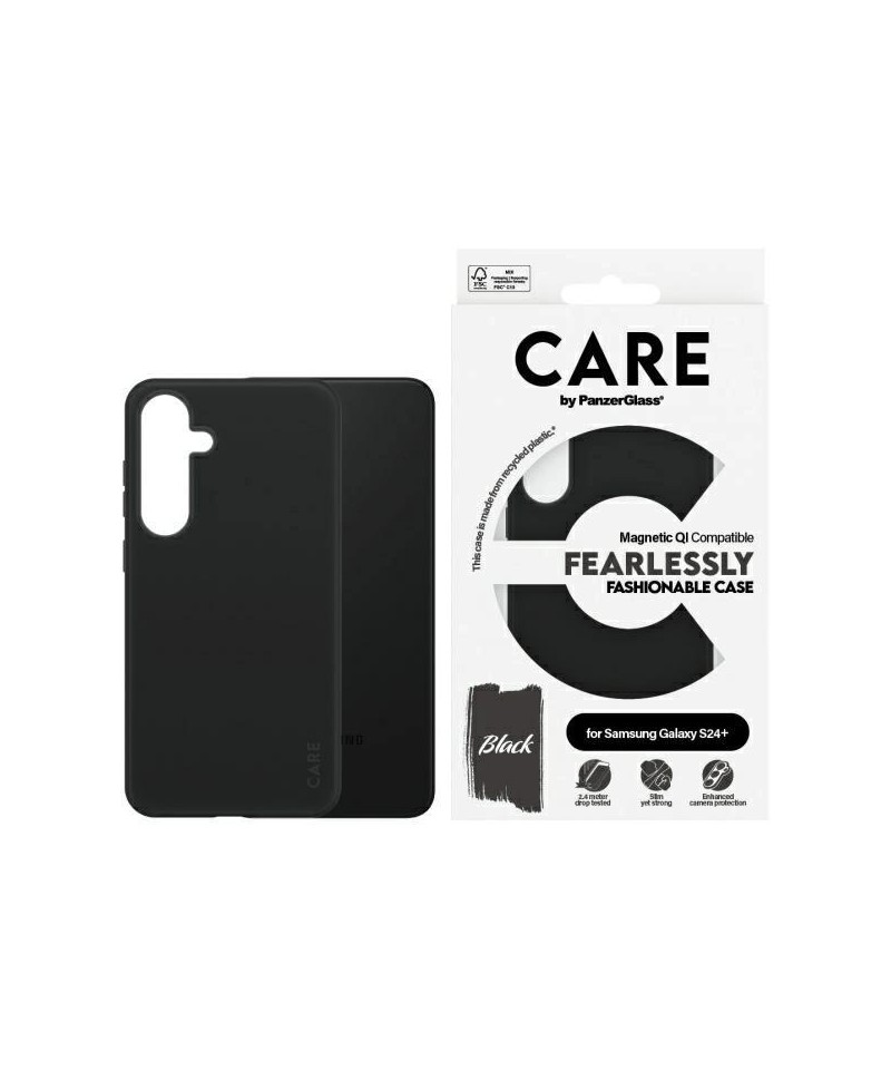 CARE by PanzerGlass Fashion QI Case Samsung Galaxy S24+ - black