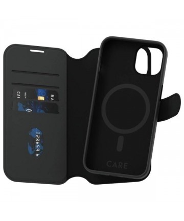 CARE by PanzerGlass Feature Tango 2in1 Wallet MagSafe Case for iPhone 13 / 14 - Black