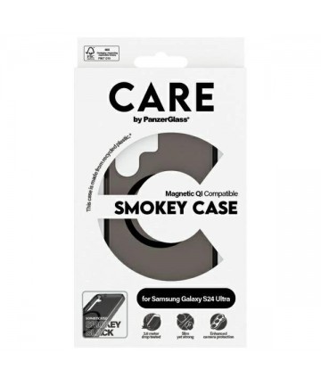 CARE by PanzerGlass Flagship QI Case for Samsung Galaxy S24 Ultra - Black