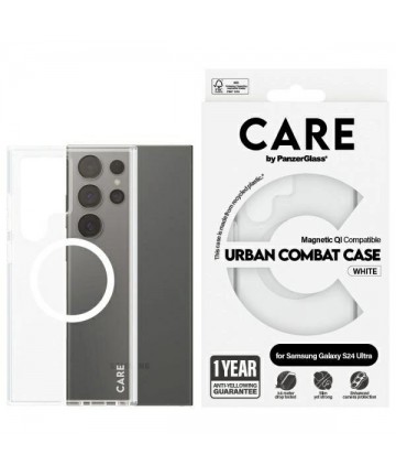 CARE by PanzerGlass Flagship QI Case for Samsung Galaxy S24 Ultra - Transparent
