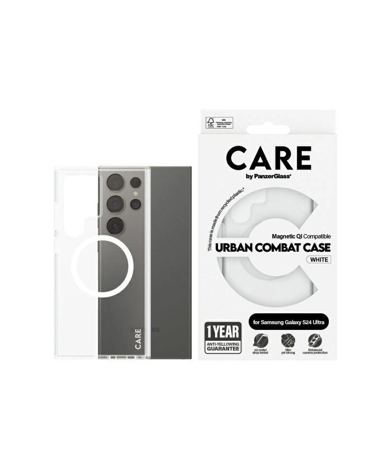 CARE by PanzerGlass Flagship QI Case for Samsung Galaxy S24 Ultra - Transparent
