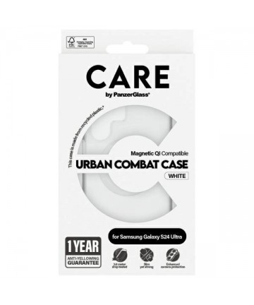 CARE by PanzerGlass Flagship QI Case for Samsung Galaxy S24 Ultra - Transparent