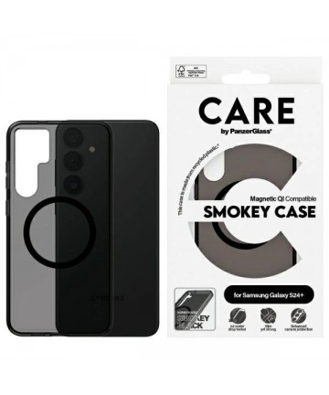 CARE by PanzerGlass Flagship QI Case for Samsung Galaxy S24+ - Black