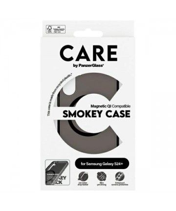 CARE by PanzerGlass Flagship QI Case for Samsung Galaxy S24+ - Black