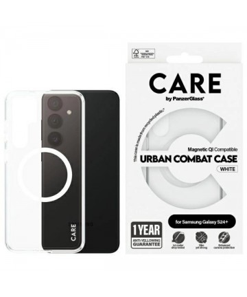 CARE by PanzerGlass Flagship QI Case for Samsung Galaxy S24+ - Transparent