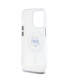 Karl Lagerfeld IML Metal Choupette Head MagSafe iPhone 13 Case - White