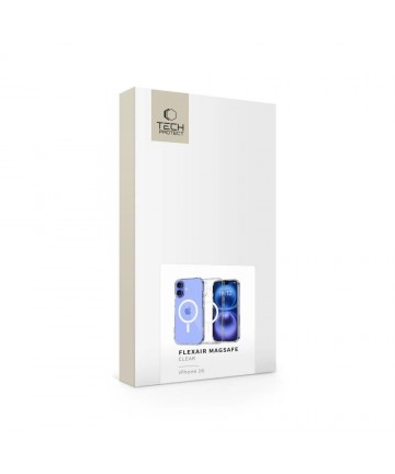 Tech-Protect FlexAir MagSafe iPhone 16 Case - Clear