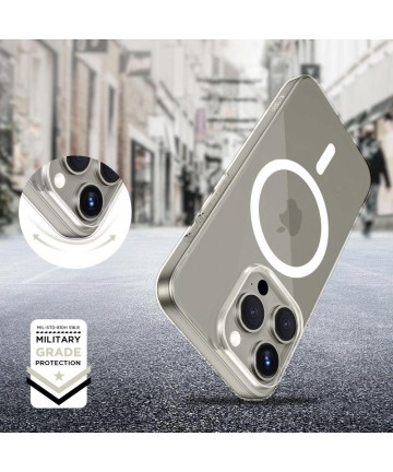 Tech-Protect FlexAir MagSafe Case for iPhone 15 Pro - Clear