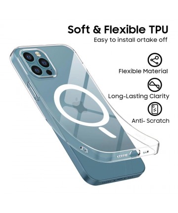 Tech-Protect FlexAir MagSafe Case for iPhone 12 / 12 Pro - Clear