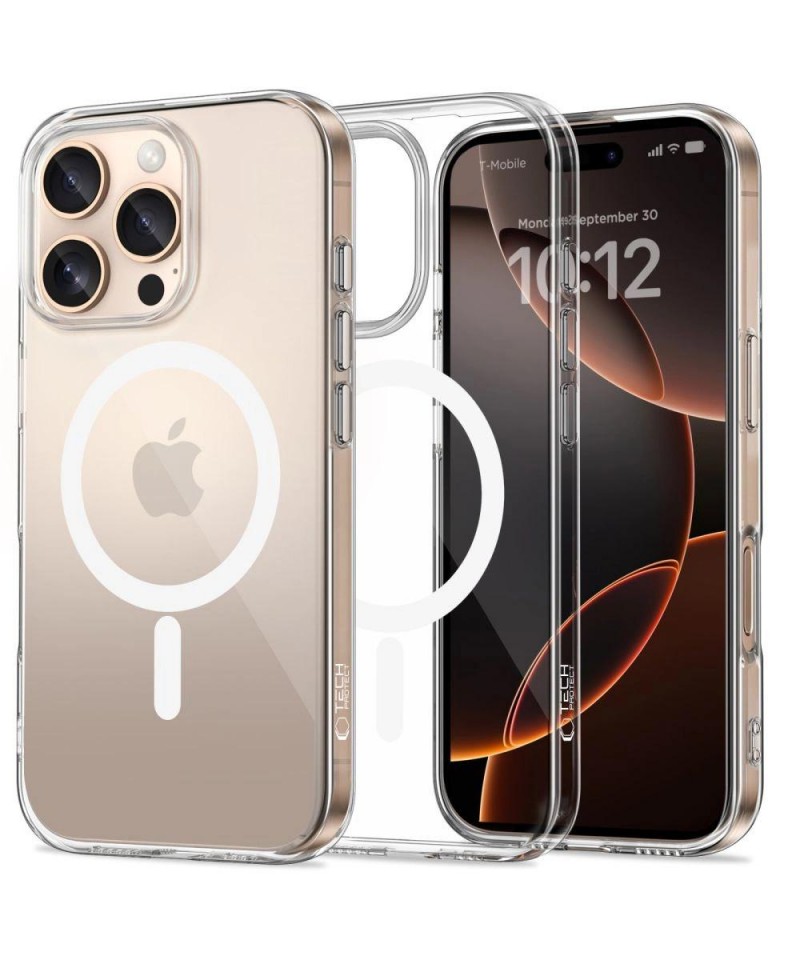 Tech-Protect FlexAir MagSafe Case for iPhone 16 Pro Max - Clear