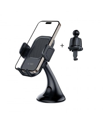 Tech-Protect V8 Car Holder for Dashboard and Air Vent - Black