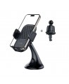 Tech-Protect V8 Car Holder for Dashboard and Air Vent - Black