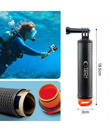 Tech-Protect GA100 Hand Grip for GoPro / DJI - Black