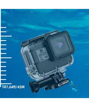 Tech-Protect GA200 Waterproof Case for GoPro Hero 5 / 6 / 7 - Transparent