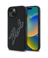 Karl Lagerfeld 3D Rubber Signature iPhone 15 Case - Black