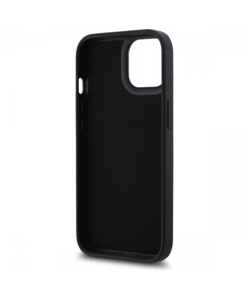 Karl Lagerfeld 3D Rubber Signature iPhone 15 Case - Black