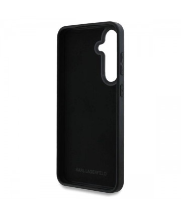 Karl Lagerfeld 3D Rubber Karl&Choupette Case for Samsung Galaxy S24 FE - Black