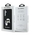 Karl Lagerfeld 3D Rubber Karl&Choupette Case for Samsung Galaxy S24 FE - Black
