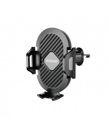 Dudao F2+ smartphone holder for air vent, clamp - black